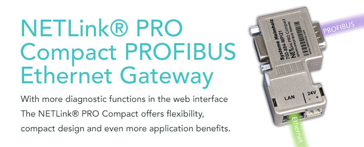 NETLINK PRO Compact Profibus Ethernet Gateway